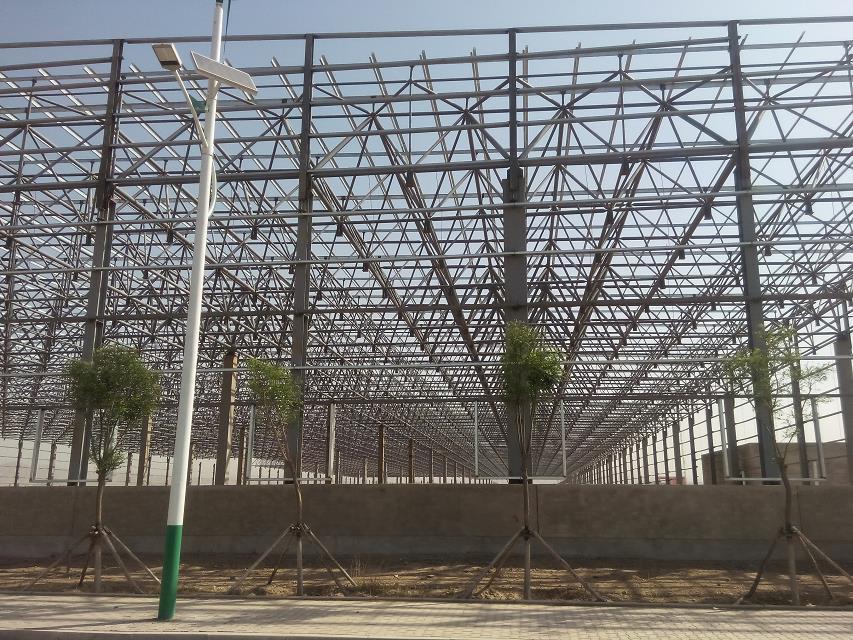 二连浩特汽车工业厂房网架